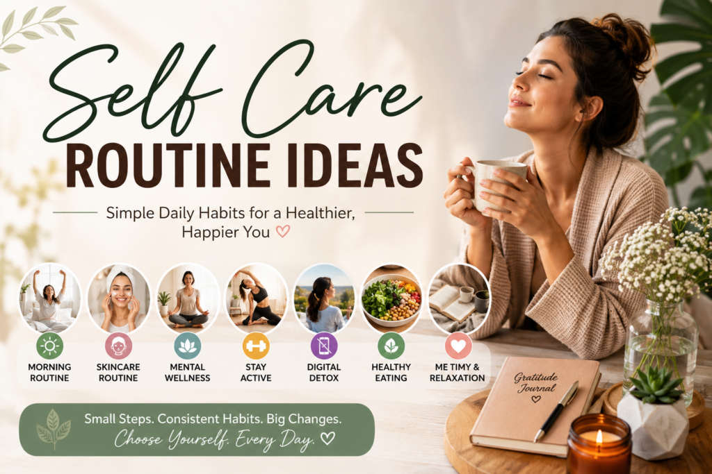 Self Care Routine Ideas in Daily Lifestyle
