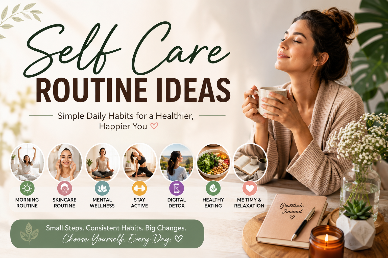 Self Care Routine Ideas in Daily Lifestyle