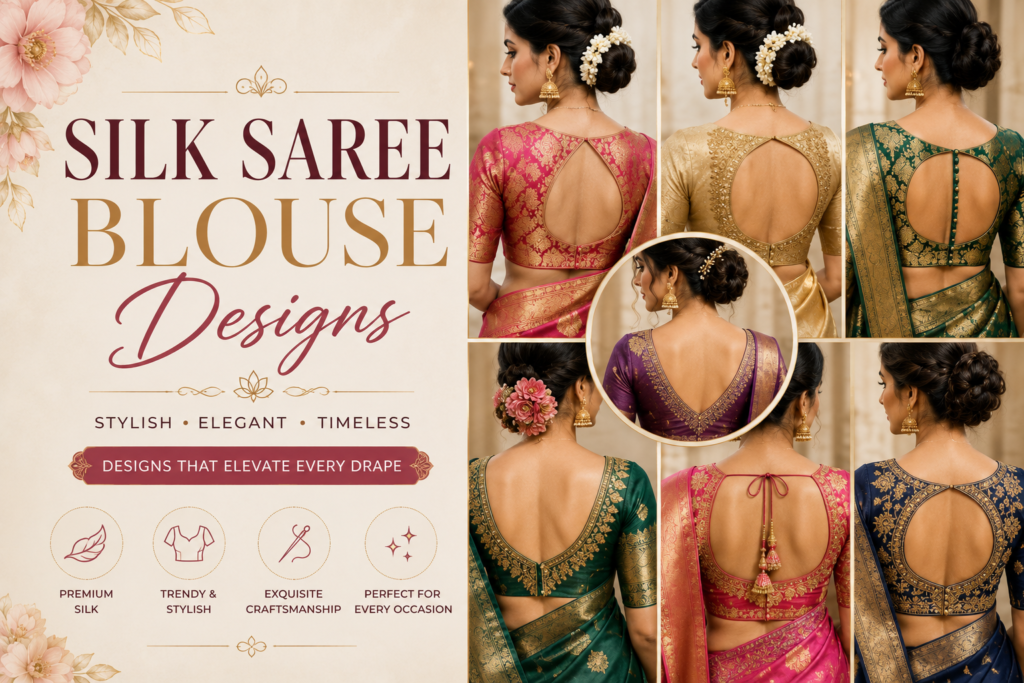 Silk Saree Blouse Designs